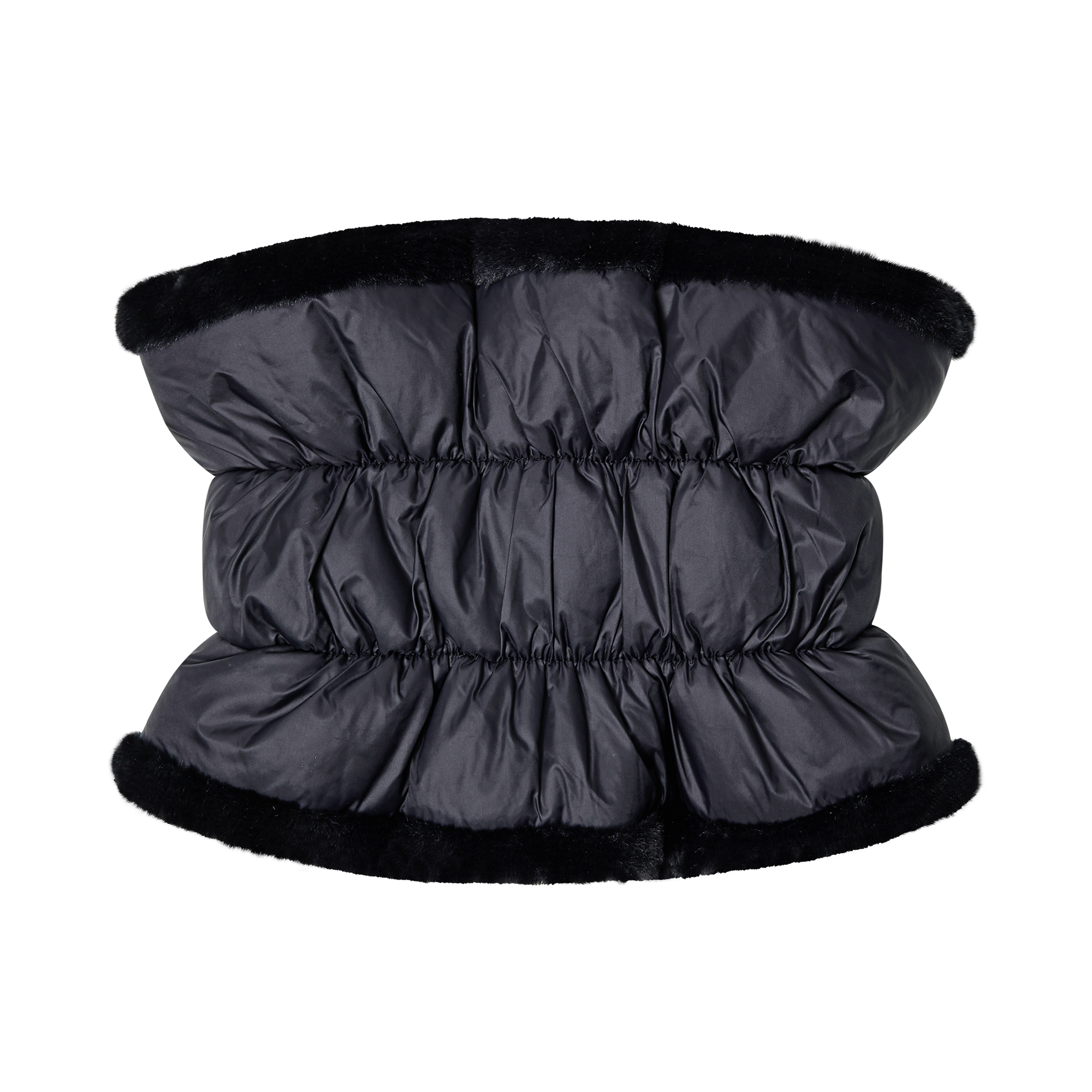 여성 퍼 넥워머