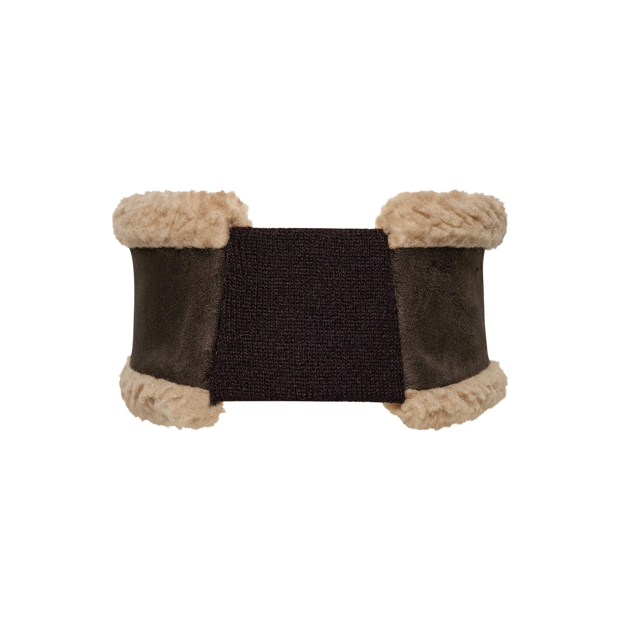 여성 무스탕 헤드밴드