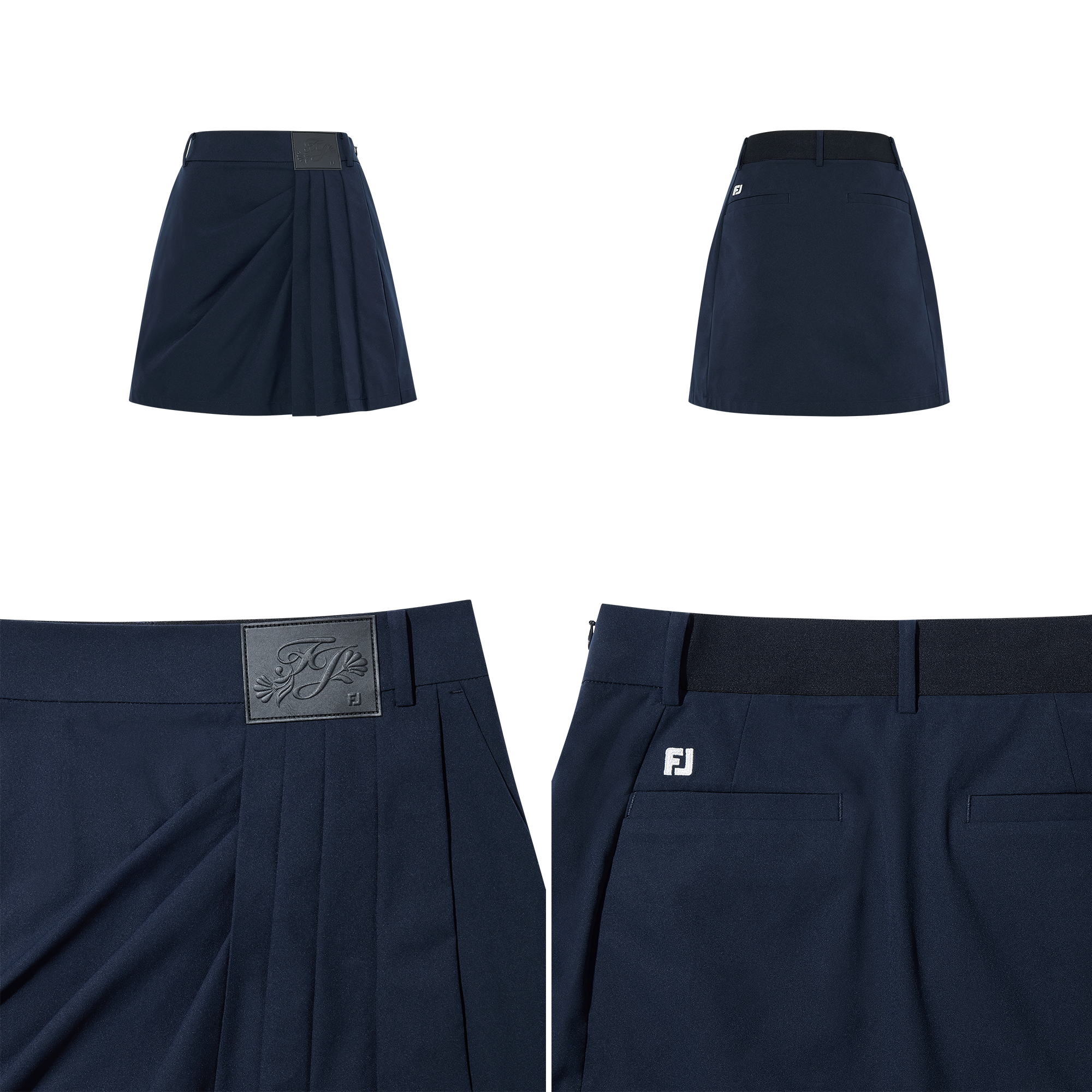 여성 플리츠 스코트