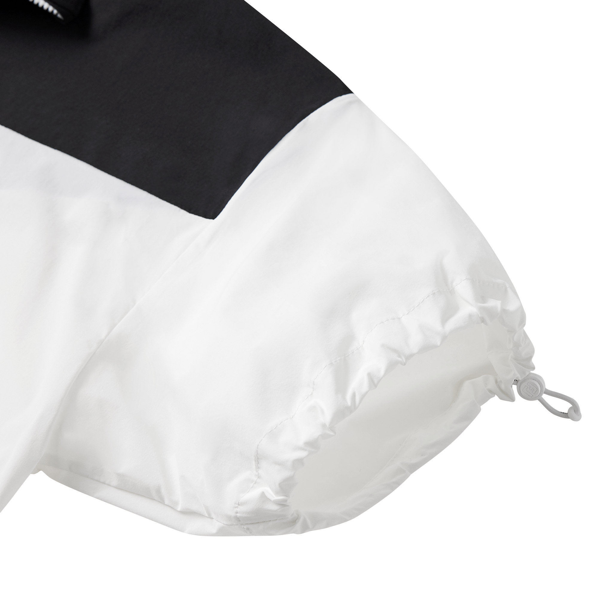 여성 스트라이프 로고 아노락 자켓