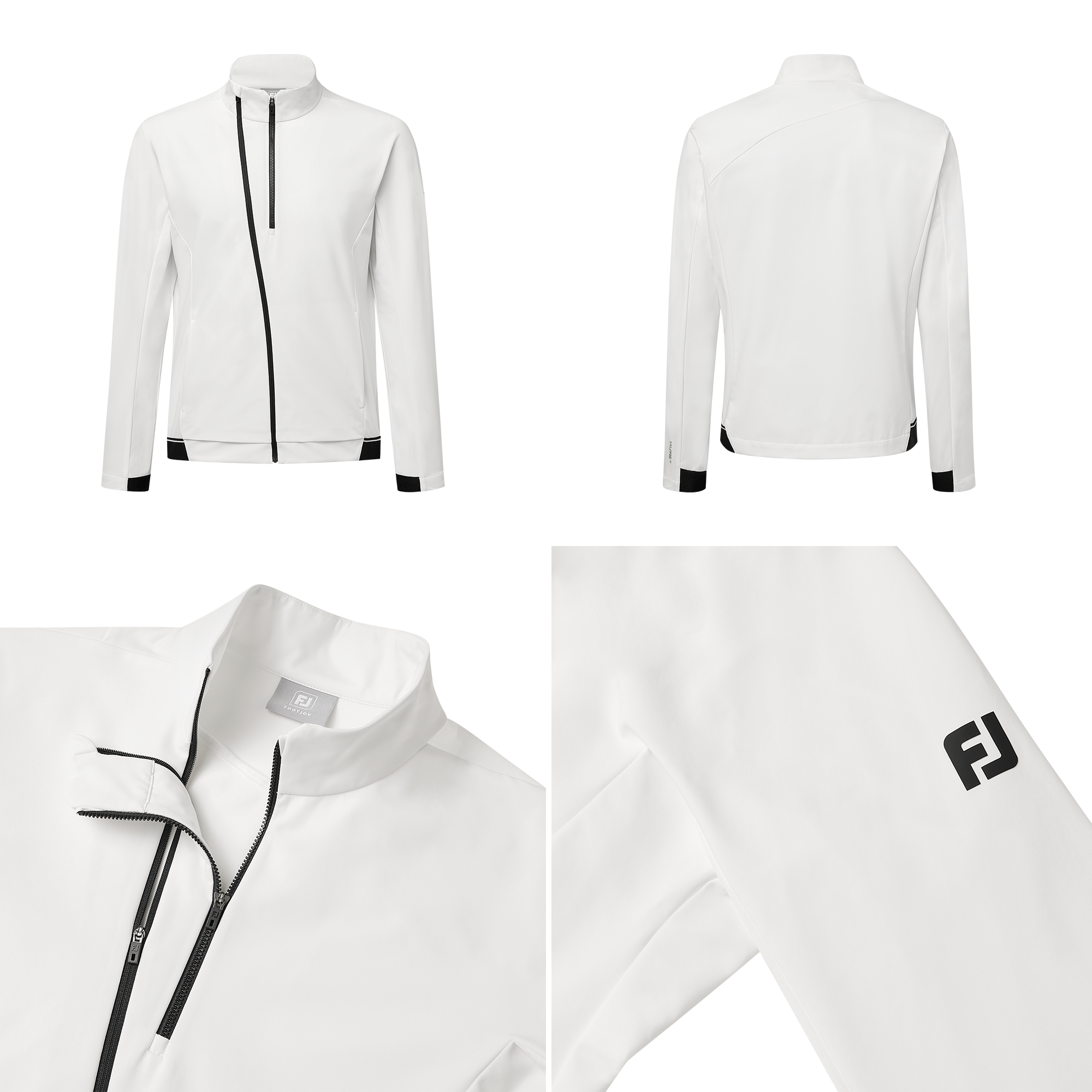 다이애그널 집업 자켓