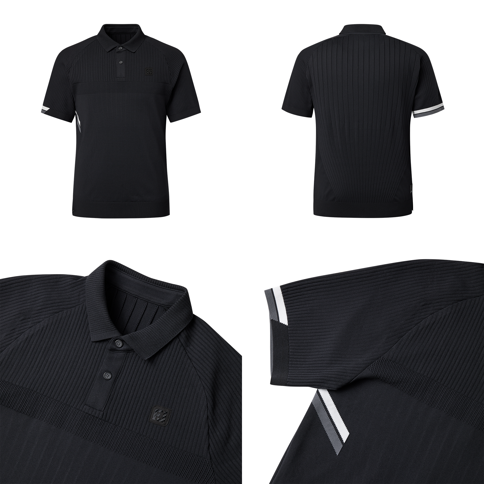 Z-TEC 니트 폴로 셔츠