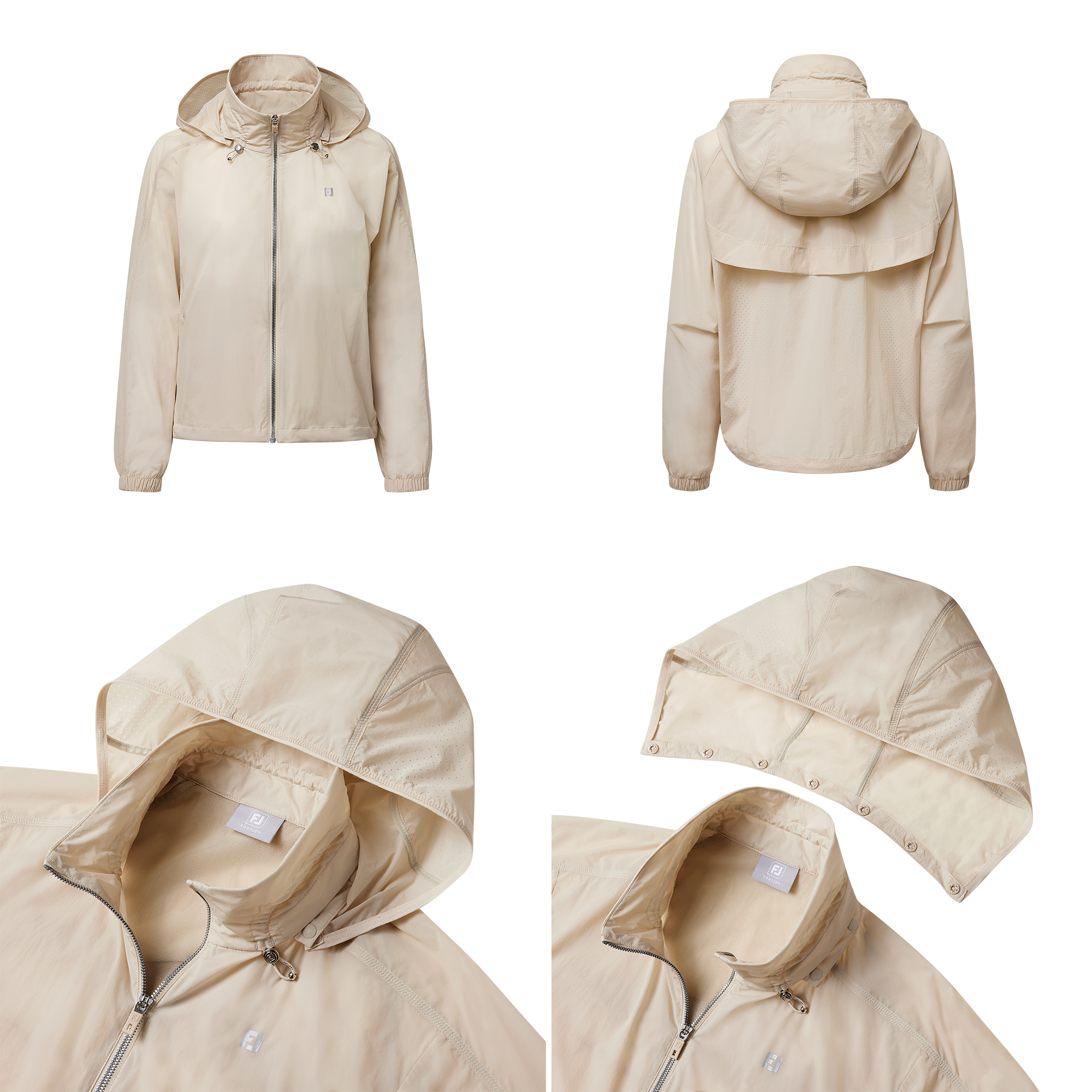 여성 펀칭 자켓