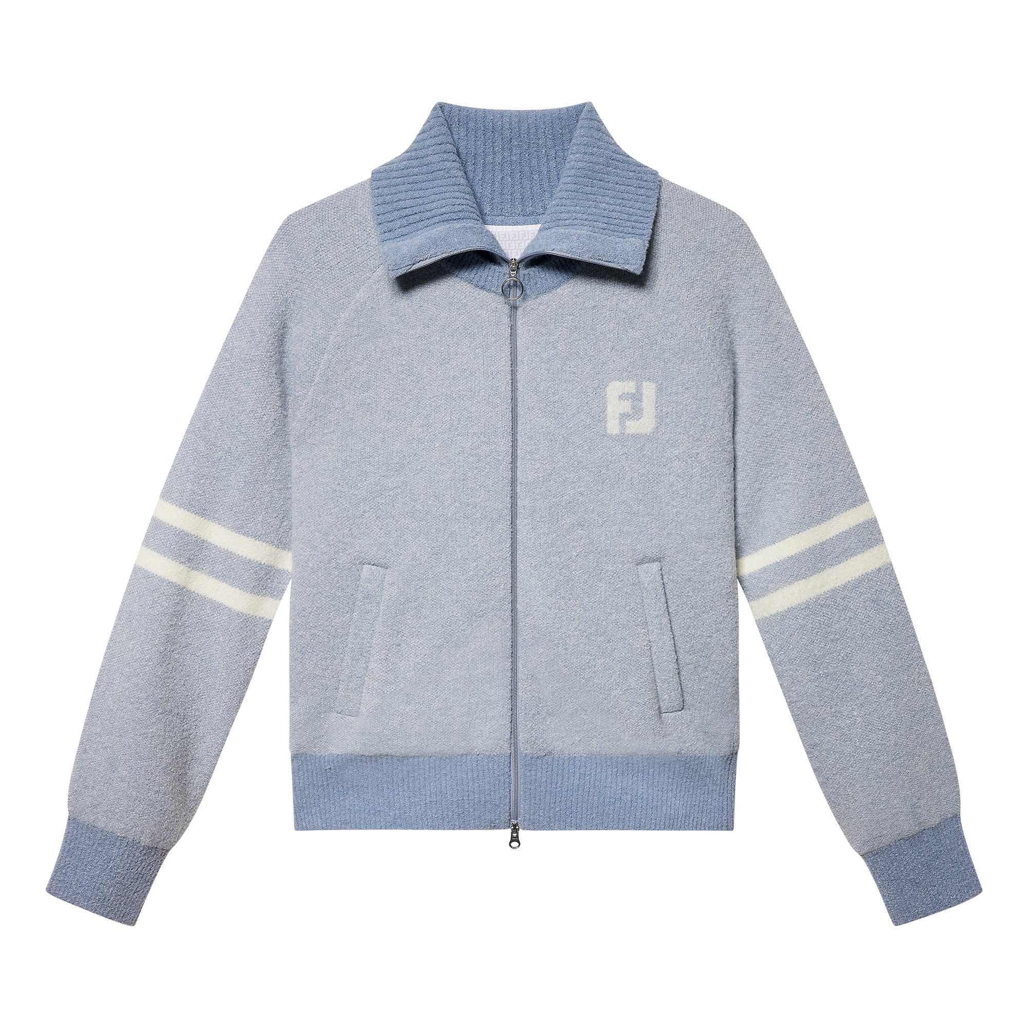 여성 풀집업 니트 자켓