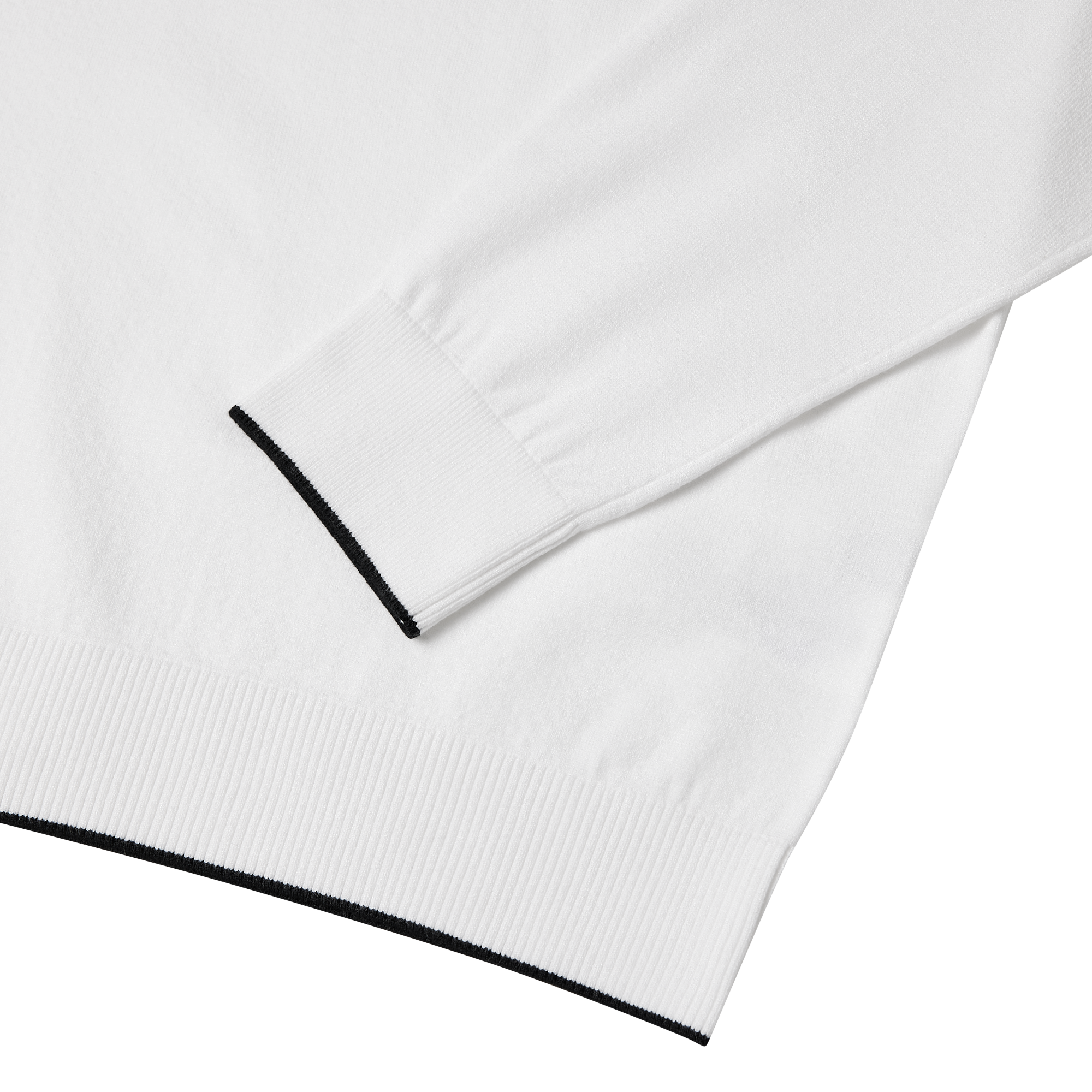 스트라이프 로고 니트 풀오버