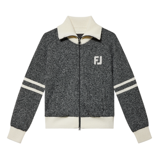 여성 풀집업 니트 자켓