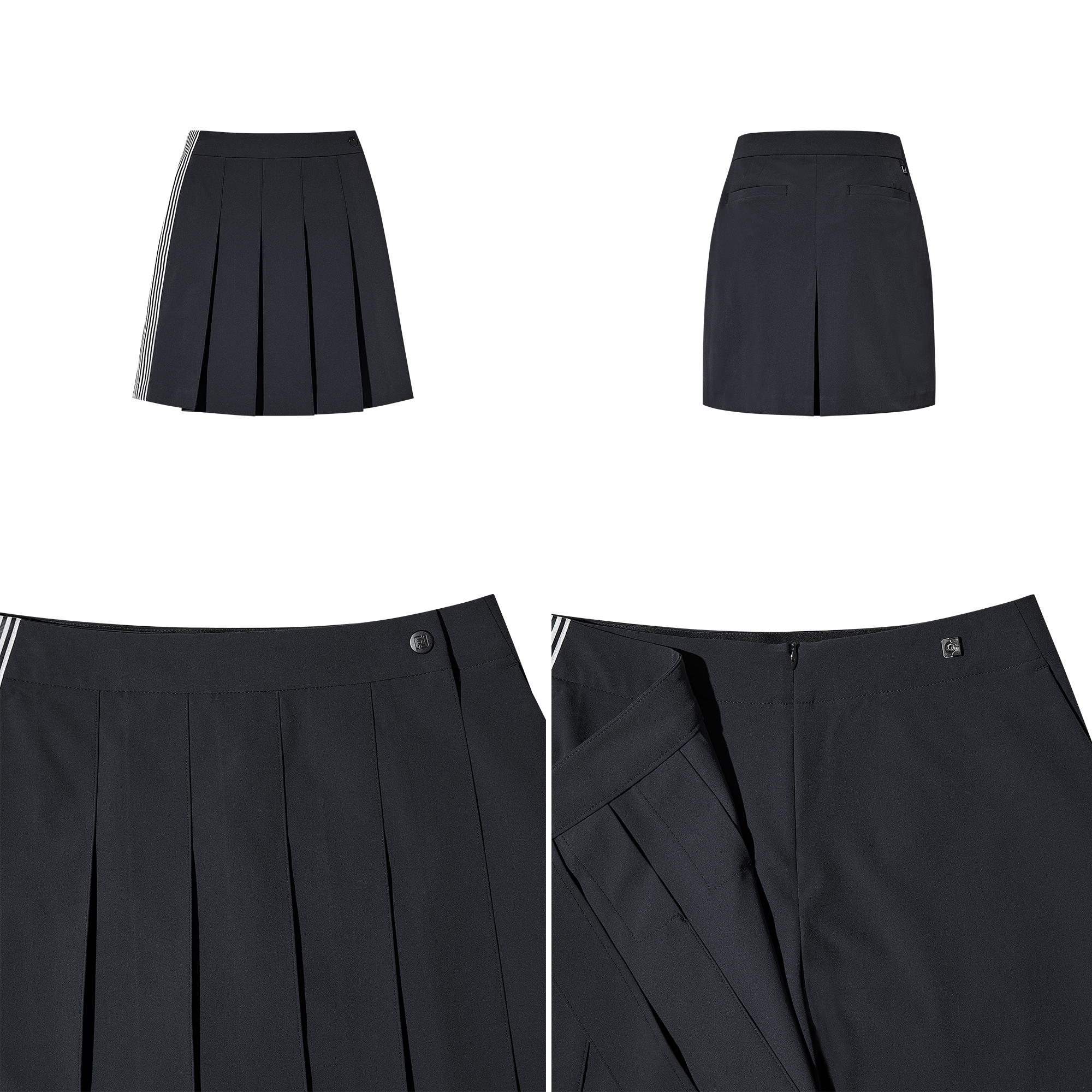 여성 스트라이프 로고 스코트