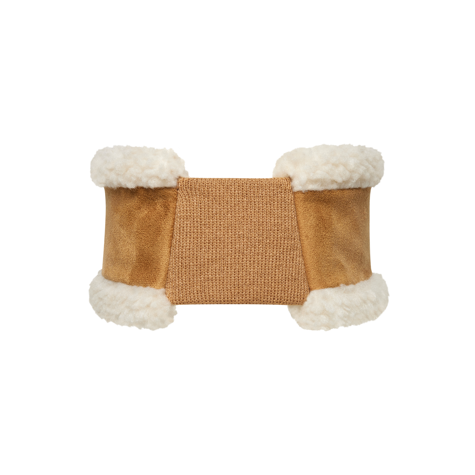 여성 무스탕 헤드밴드