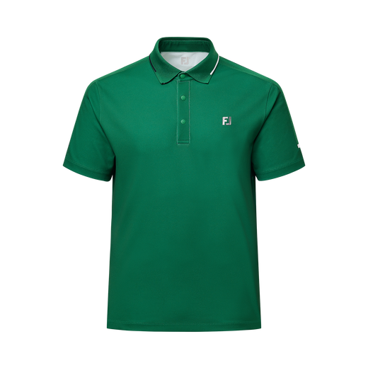 니트 밴드 반팔 폴로 셔츠