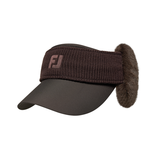 여성 퍼 밴드 바이저