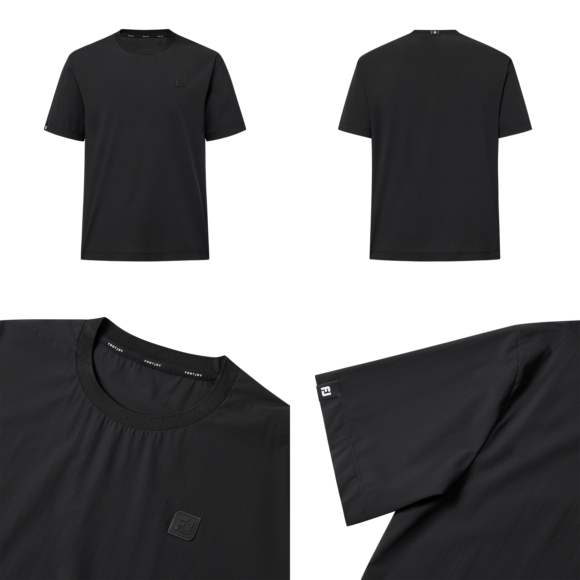 에어홀 크루넥 셔츠