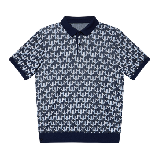 자카드 썸머 니트 폴로 셔츠