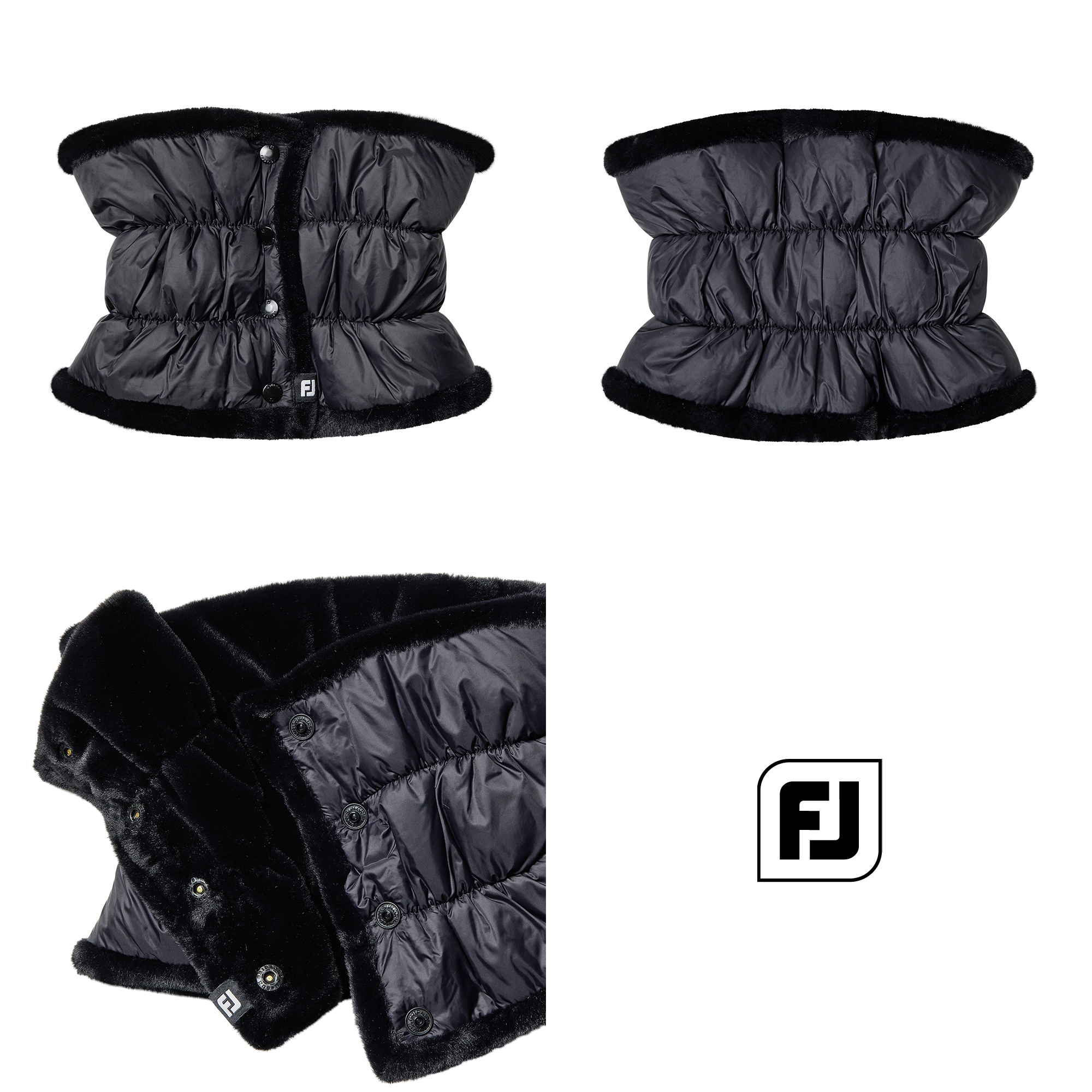 여성 퍼 넥워머