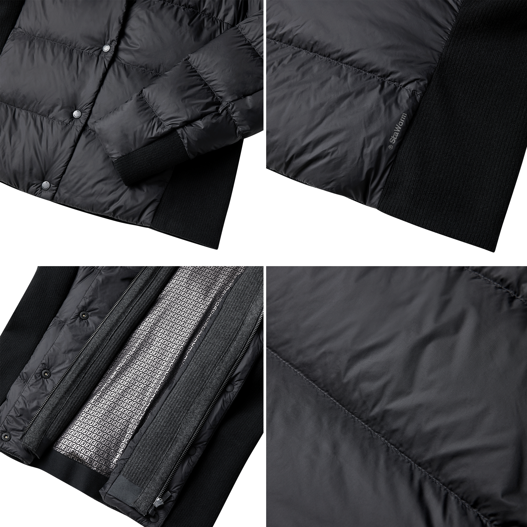 여성 레이어드 다운 재킷