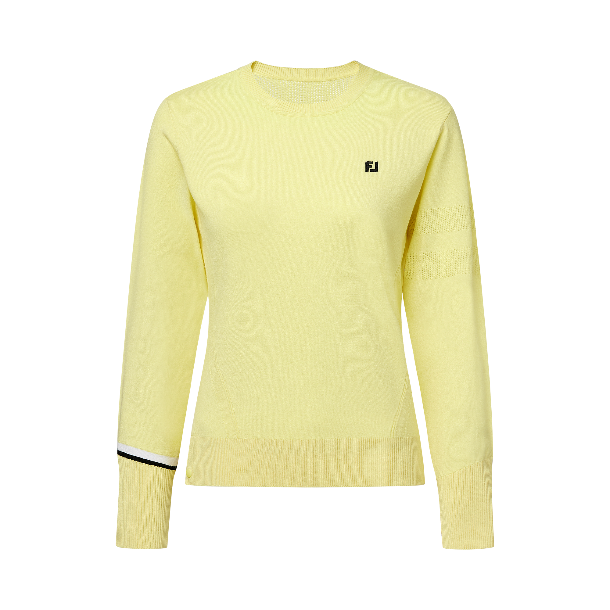 여성 라운드 니트 풀오버