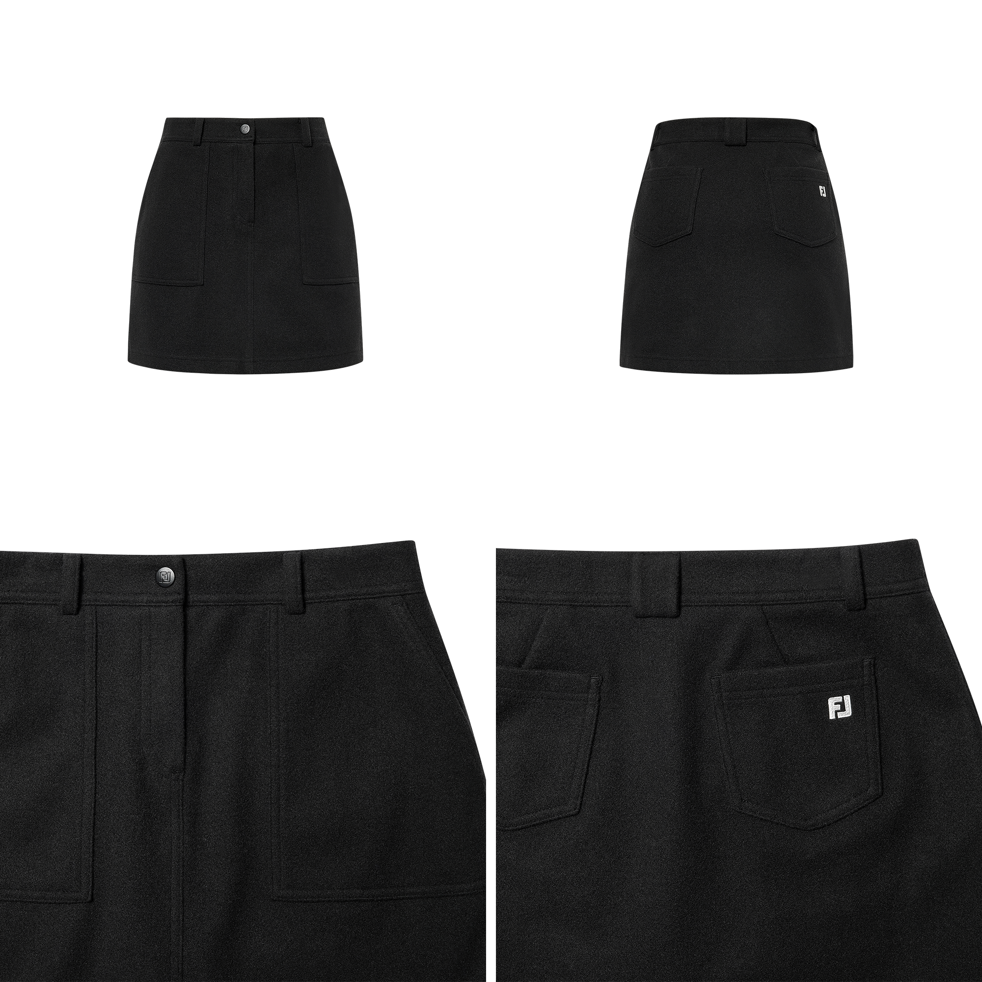 여성 브러쉬드 에이치라인 스코트