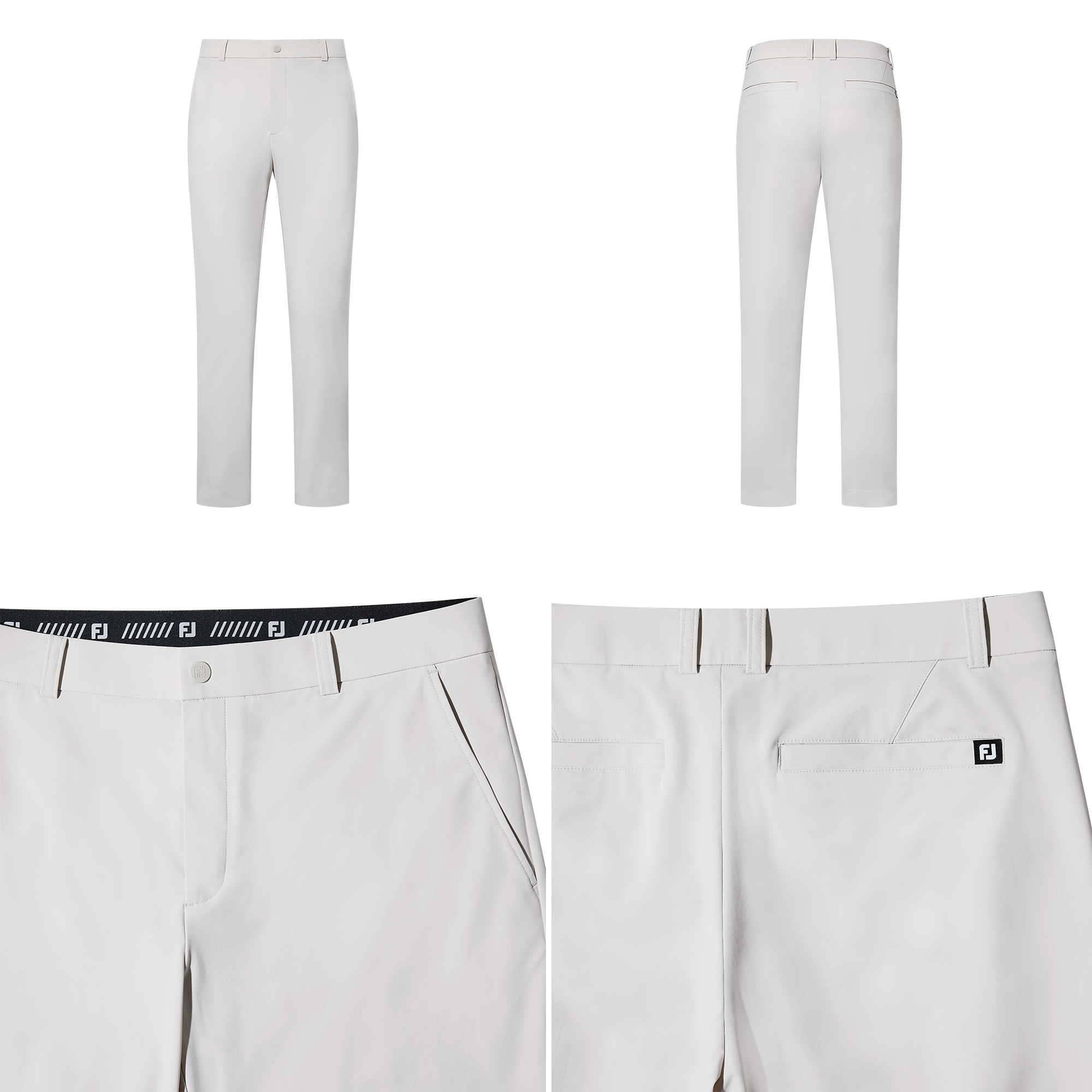 트리콧 원턱 팬츠