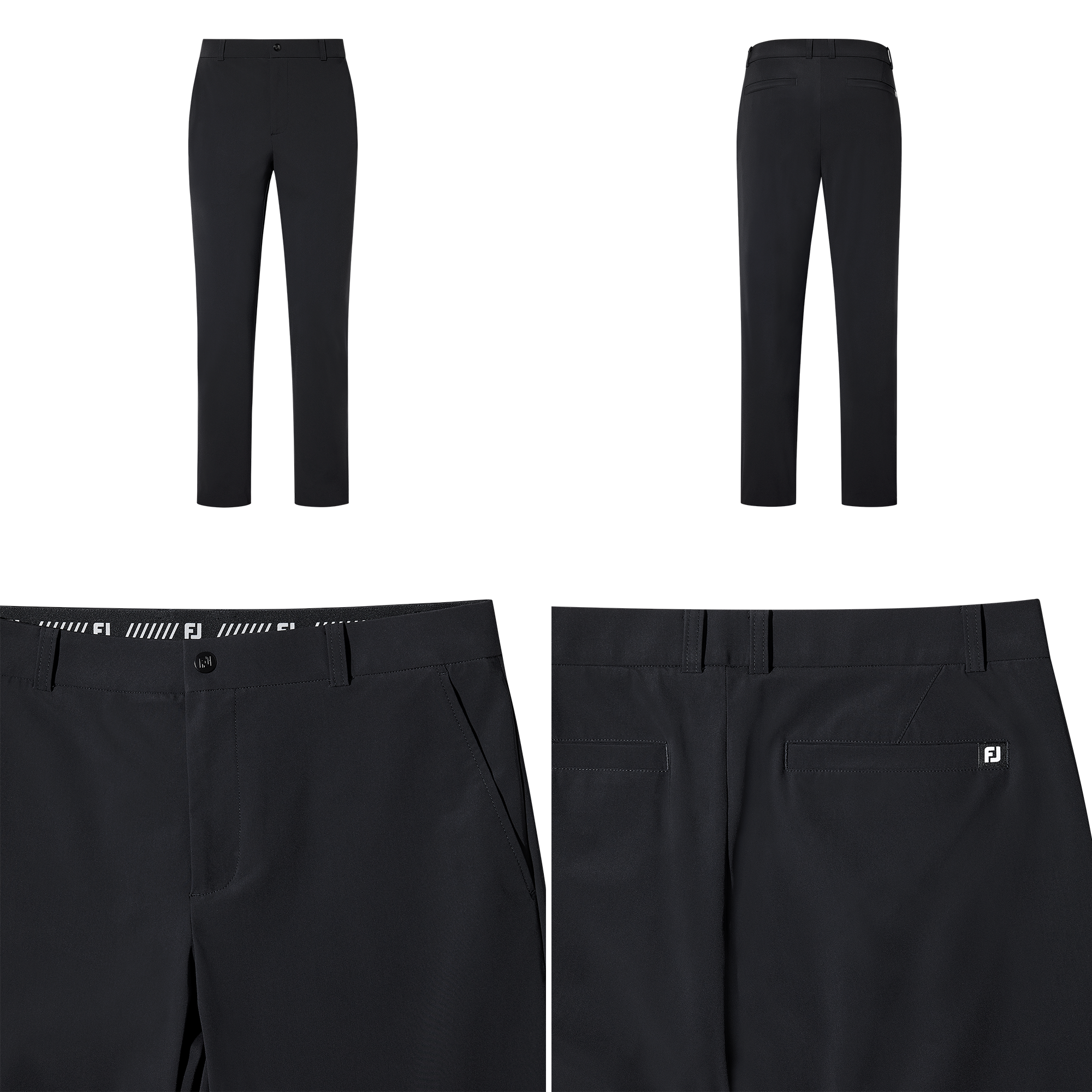 트리콧 원턱 팬츠