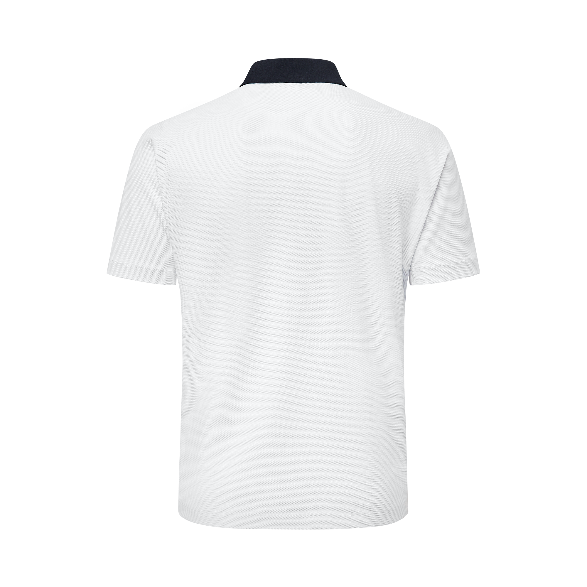 스트라이프 로고 하이브리드 폴로 셔츠