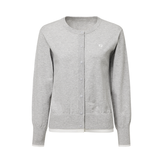 여성 에센셜 라운드 가디건