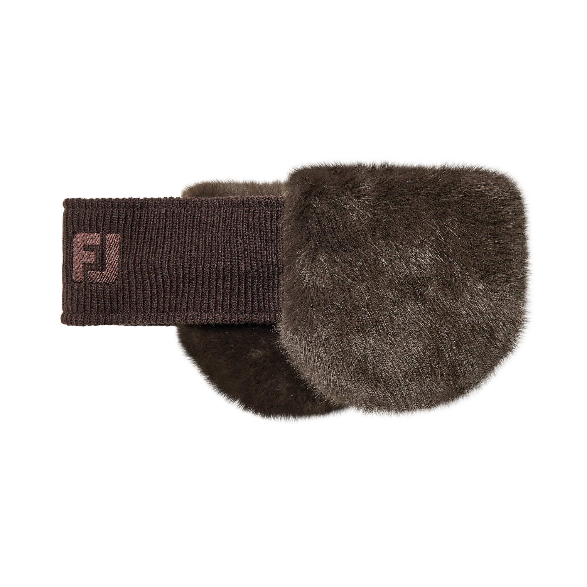 여성 퍼 밴드 바이저