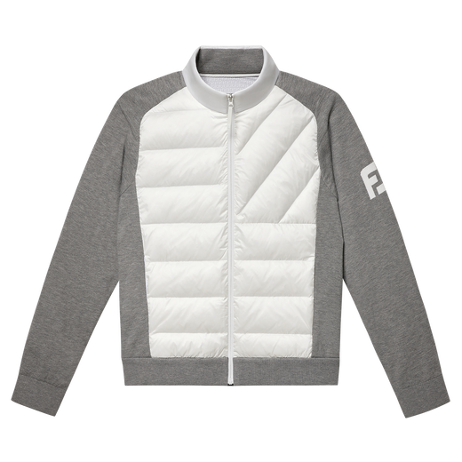 하이브리드 니트 다운 자켓