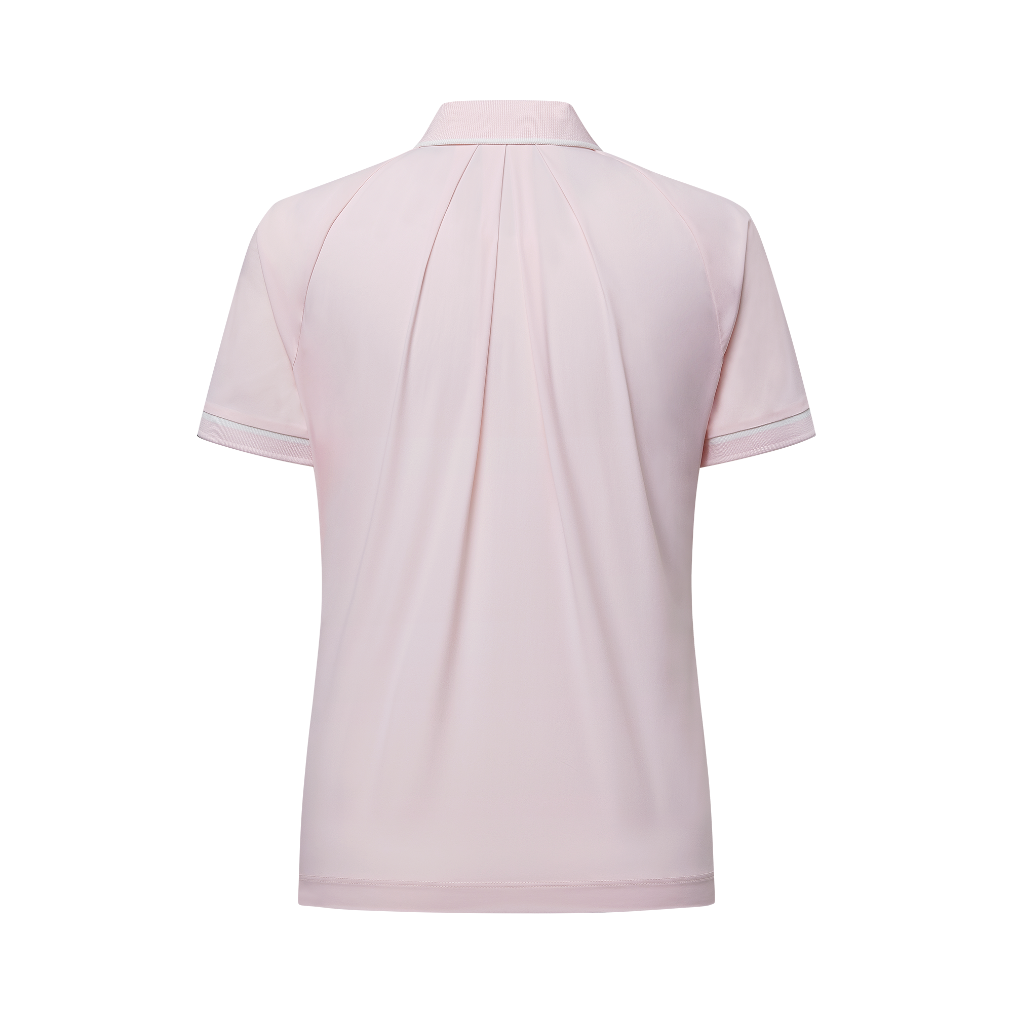 여성 여름 우븐 반팔 폴로 셔츠