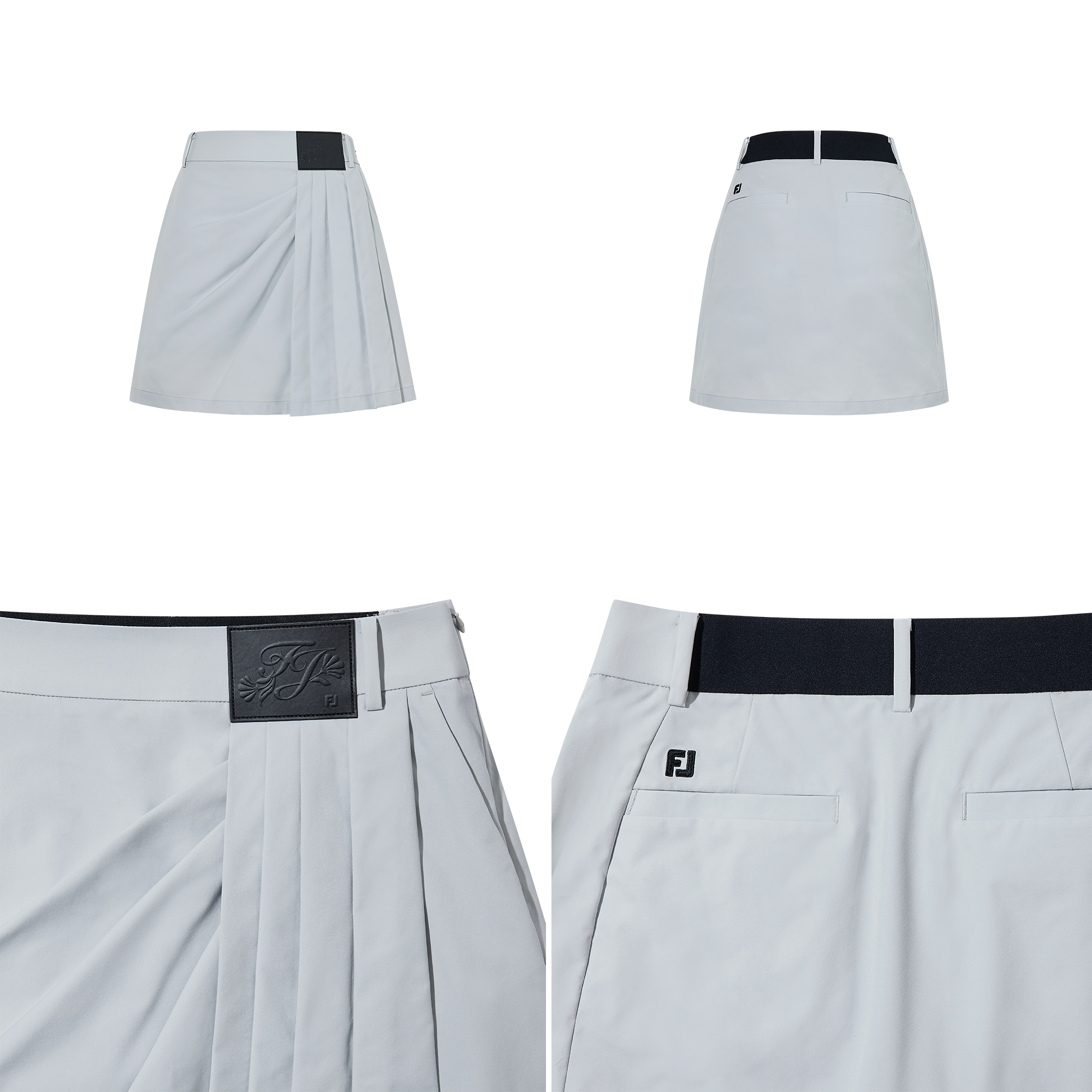 여성 플리츠 스코트